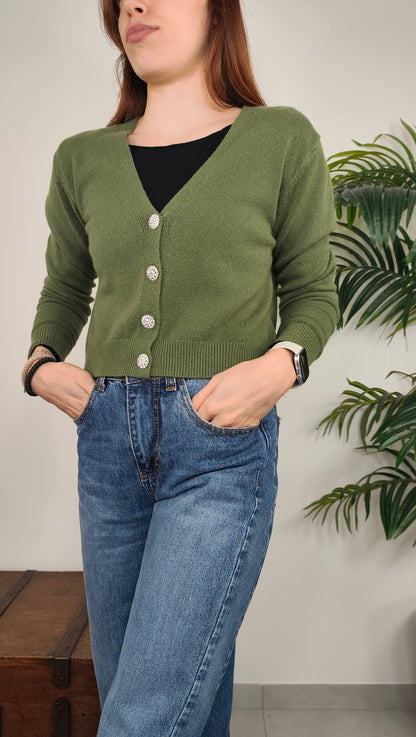 Maglia Cardigan Gioiello