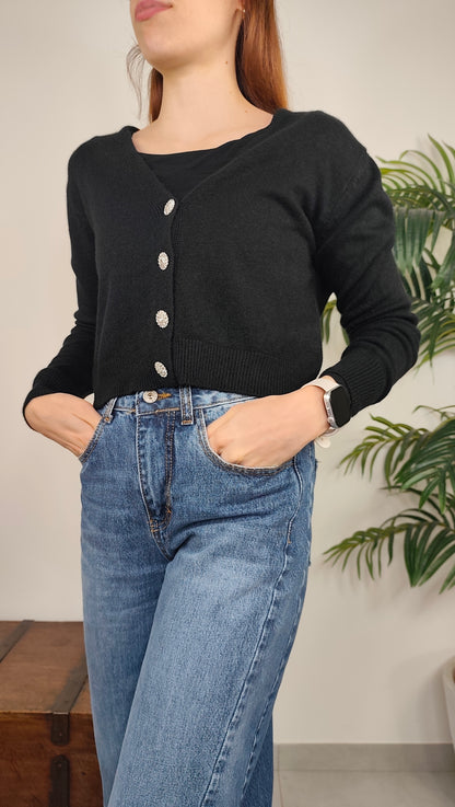 Maglia Cardigan Gioiello