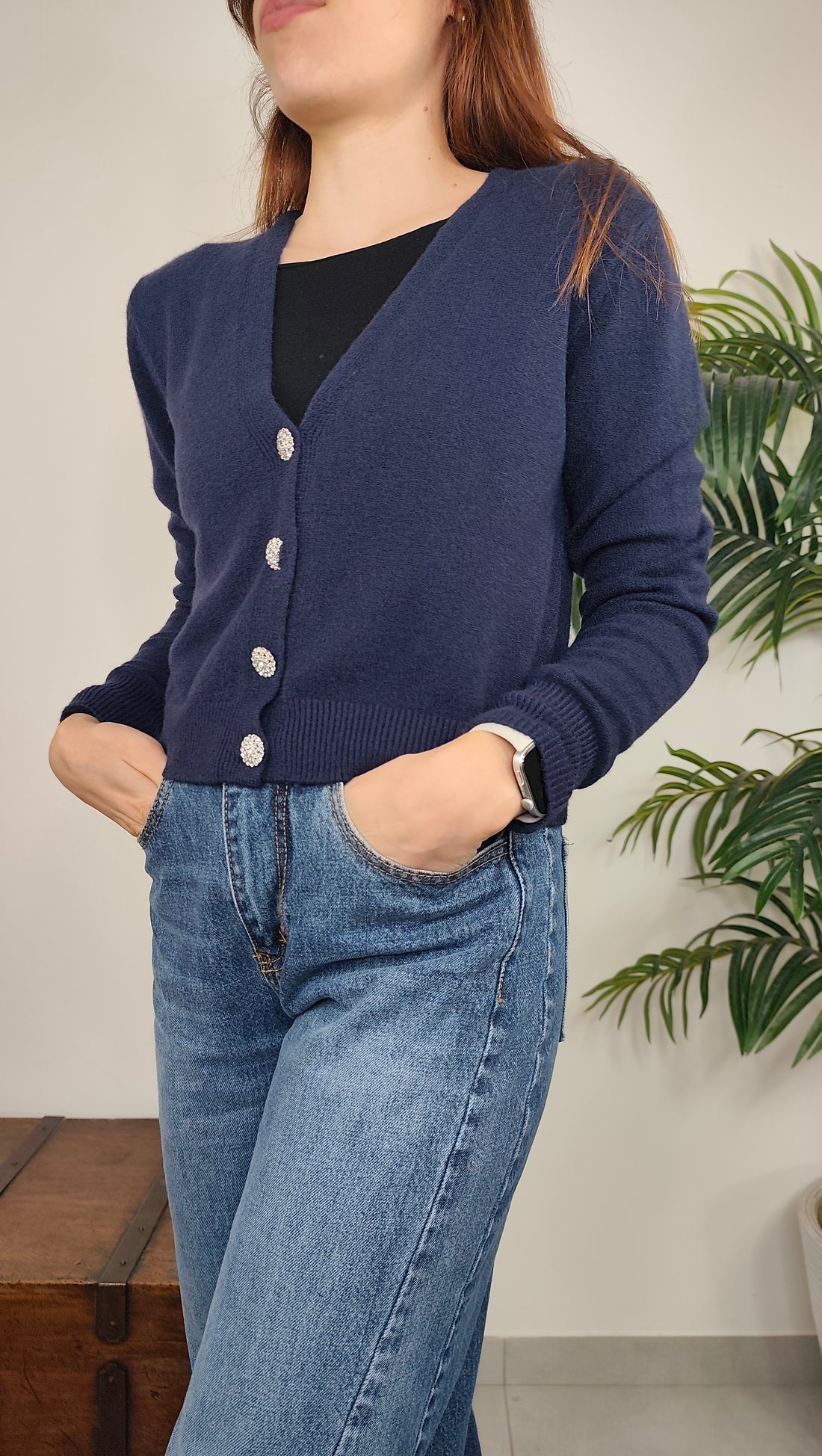 Maglia Cardigan Gioiello