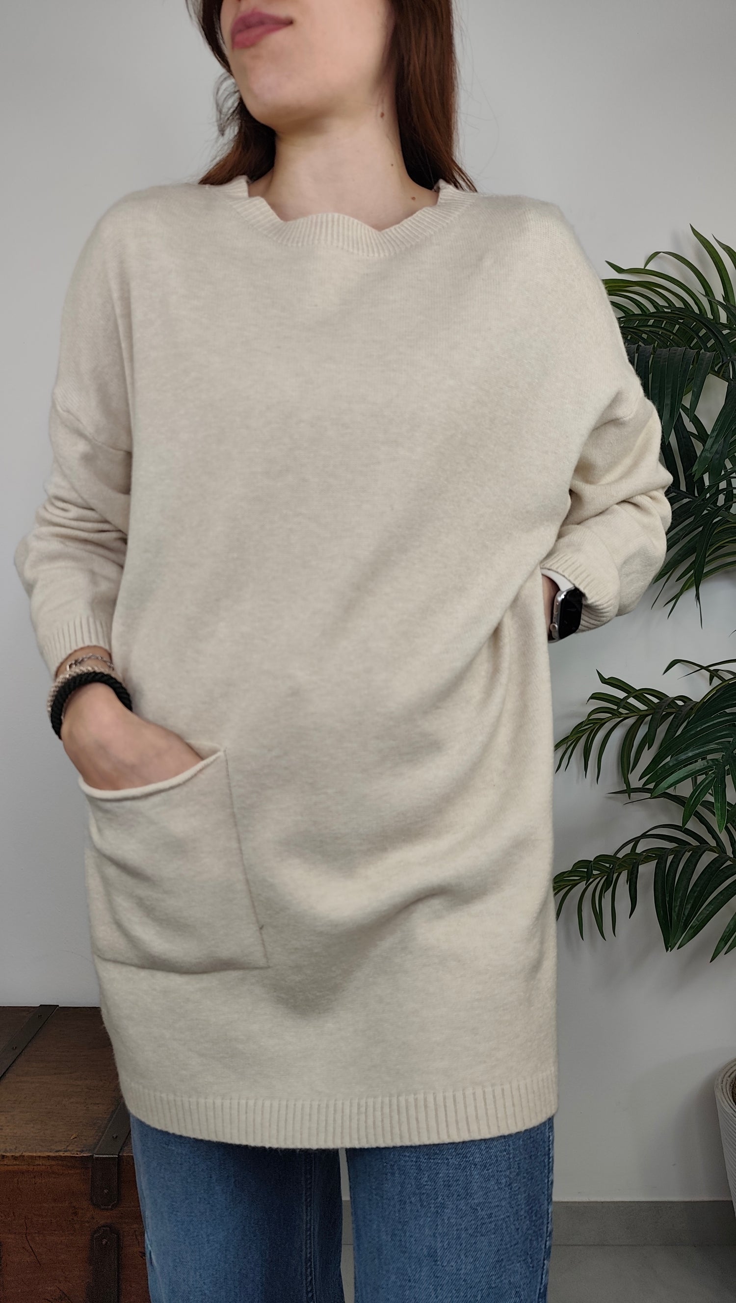 Maglia Over Taschino