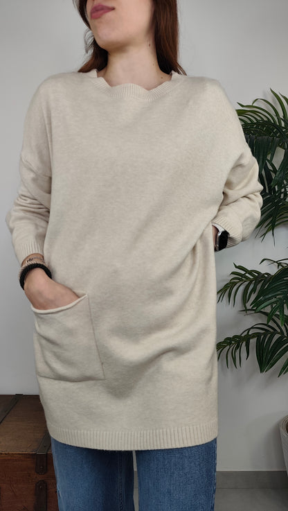 Maglia Over Taschino