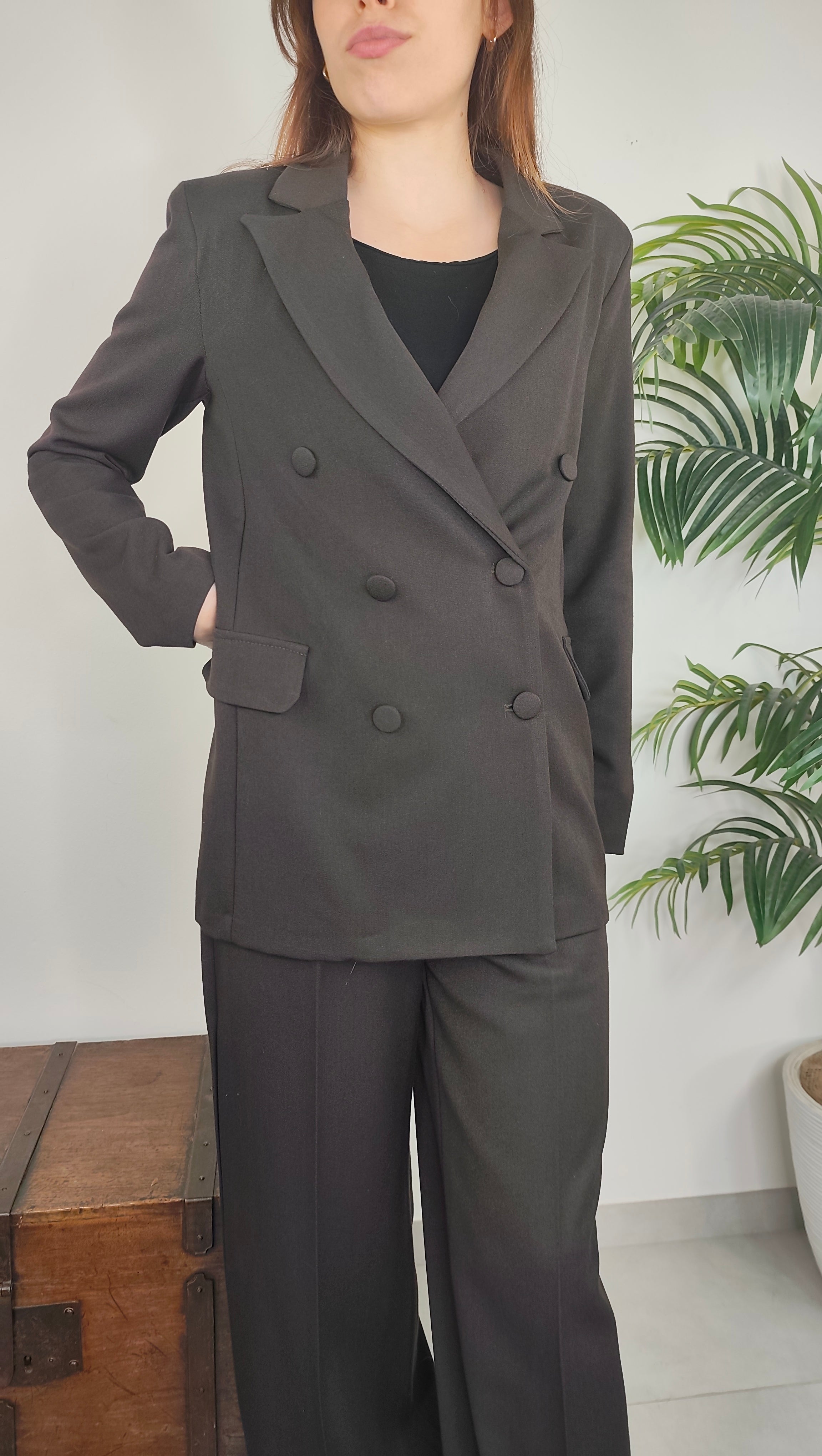 Giacca doppiopetto lunga