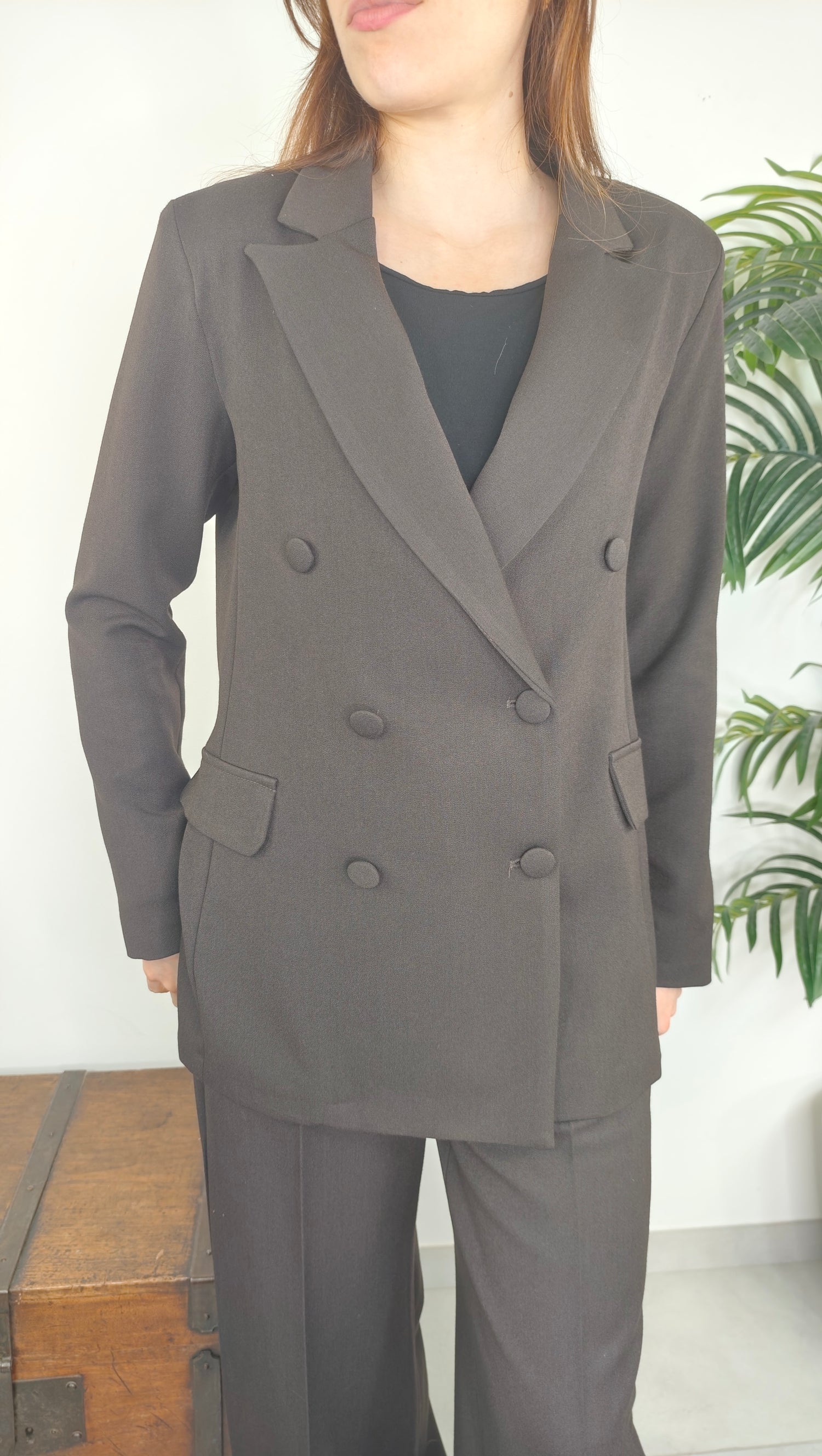 Giacca doppiopetto lunga