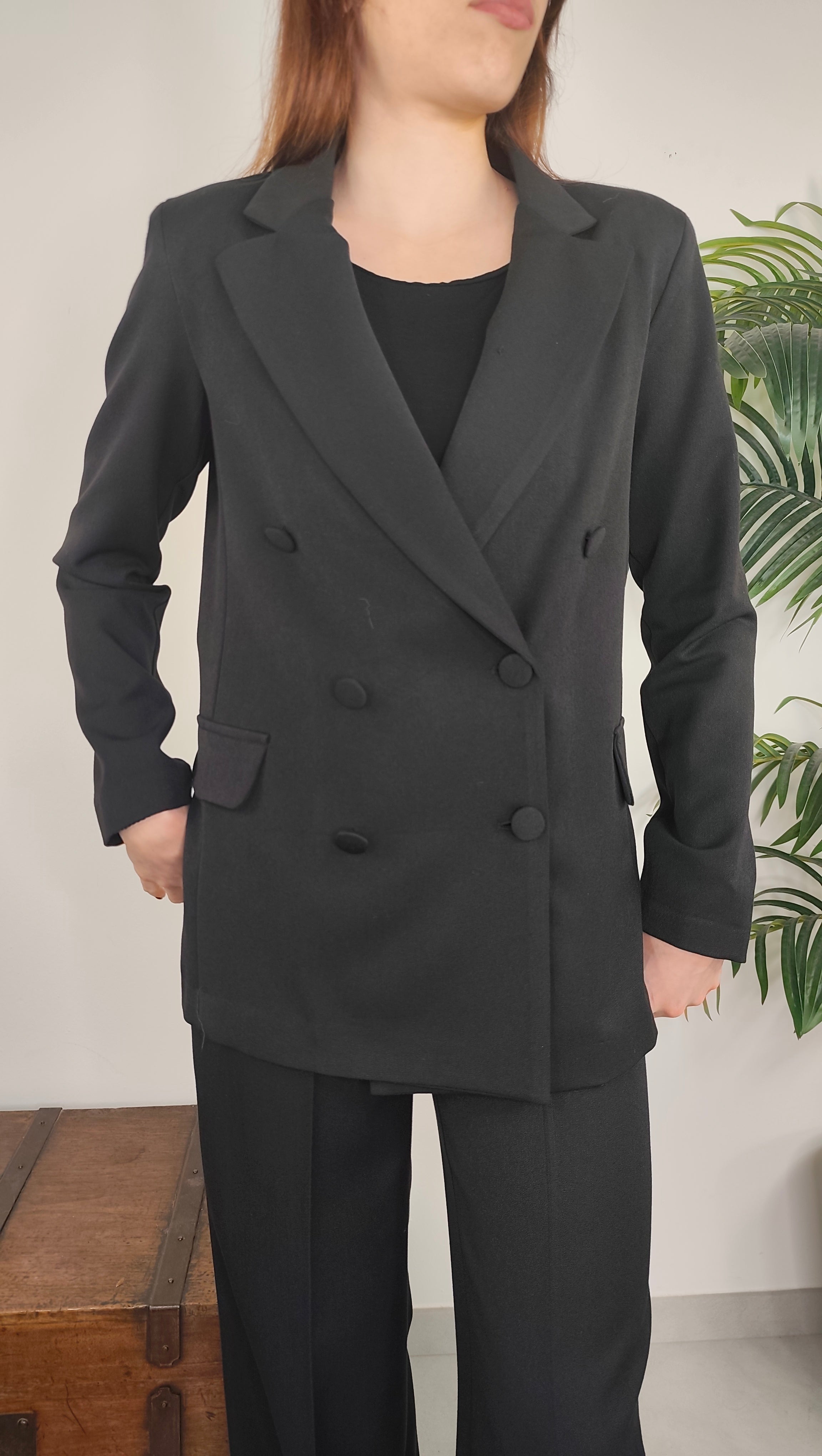 Giacca doppiopetto lunga