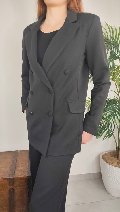 Giacca doppiopetto lunga