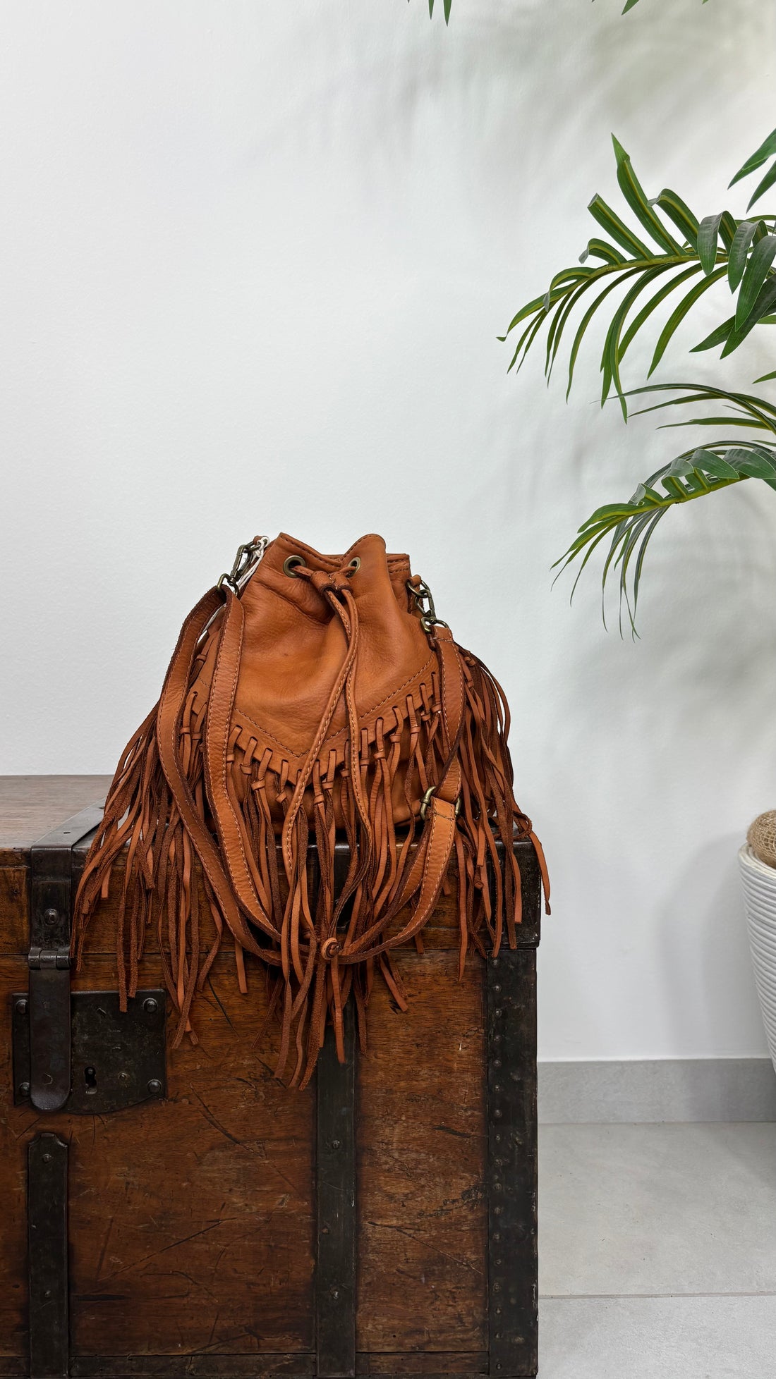 Borsa Secchiello Frange
