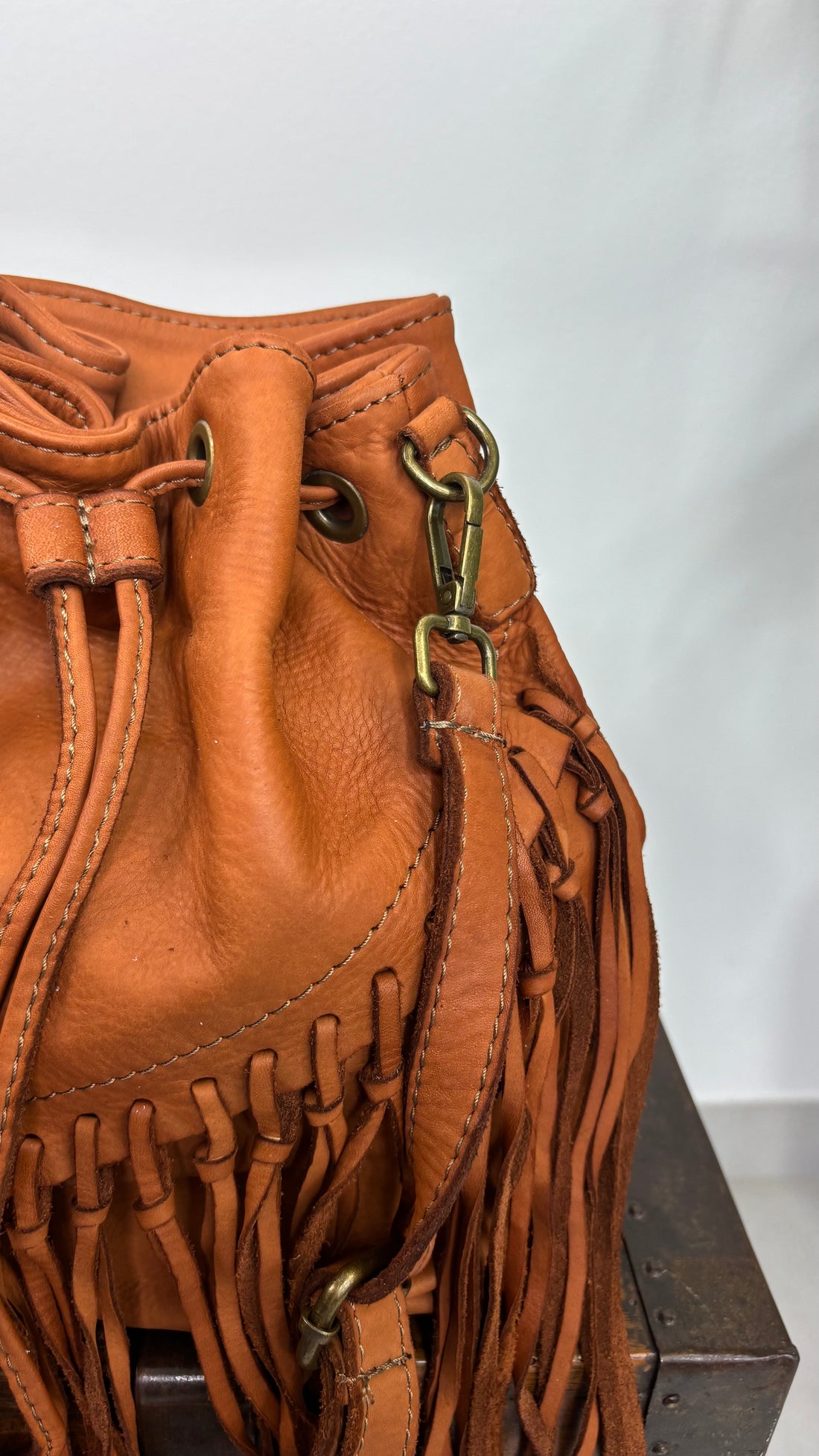 Borsa Secchiello Frange