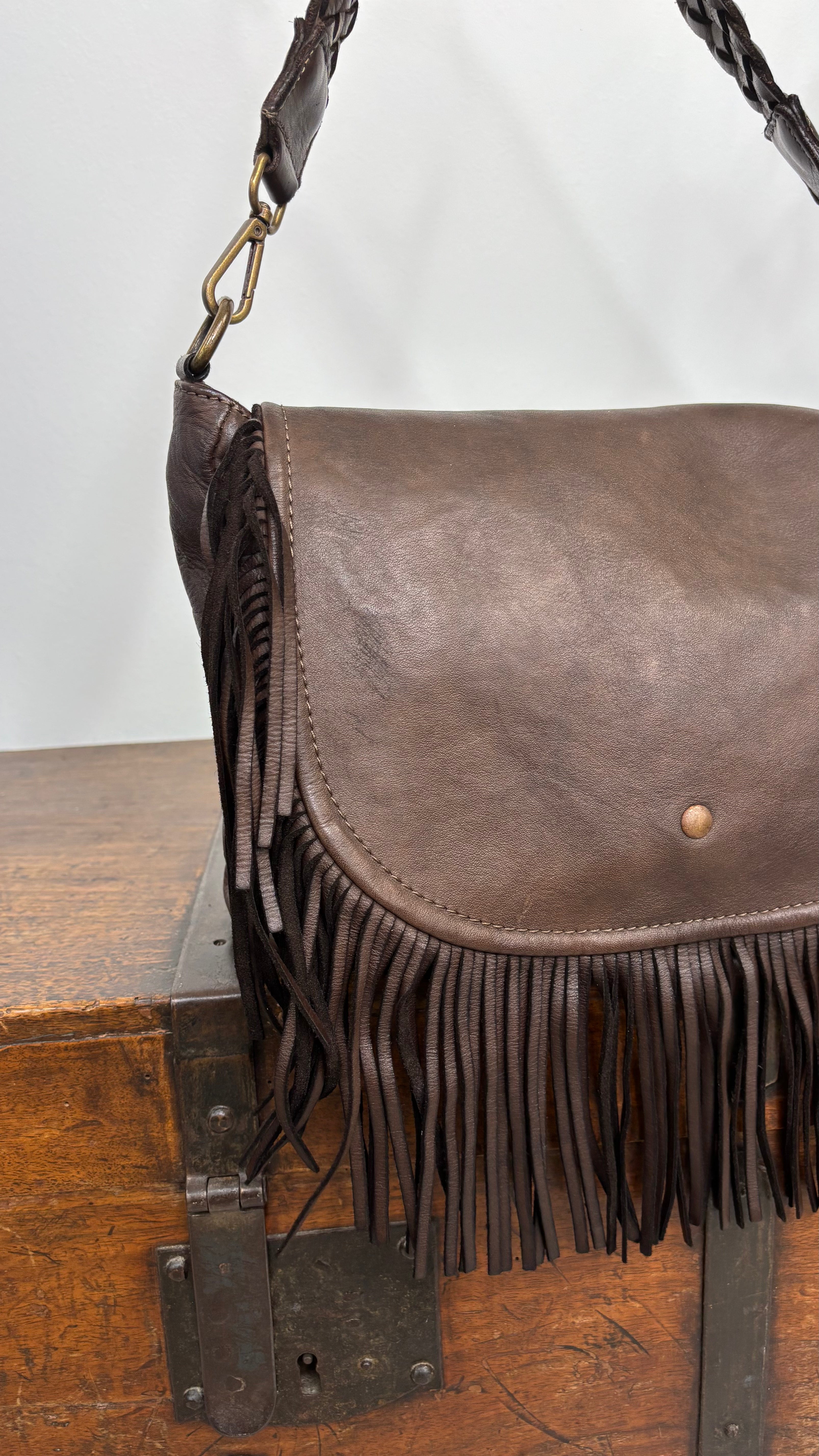 Borsa Intreccio Frangia