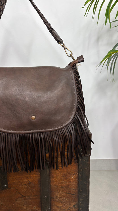 Borsa Intreccio Frangia