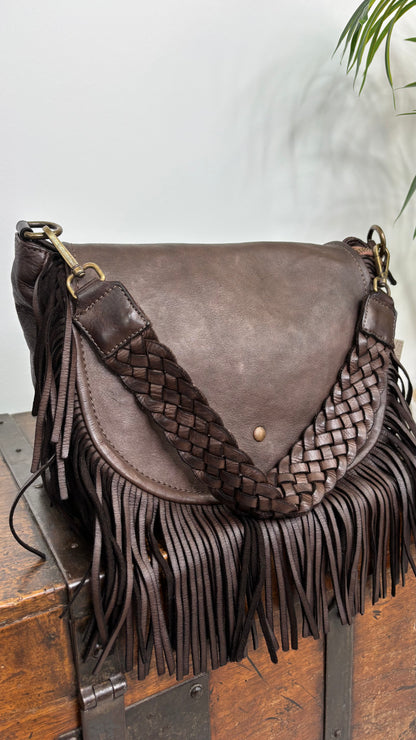 Borsa Intreccio Frangia