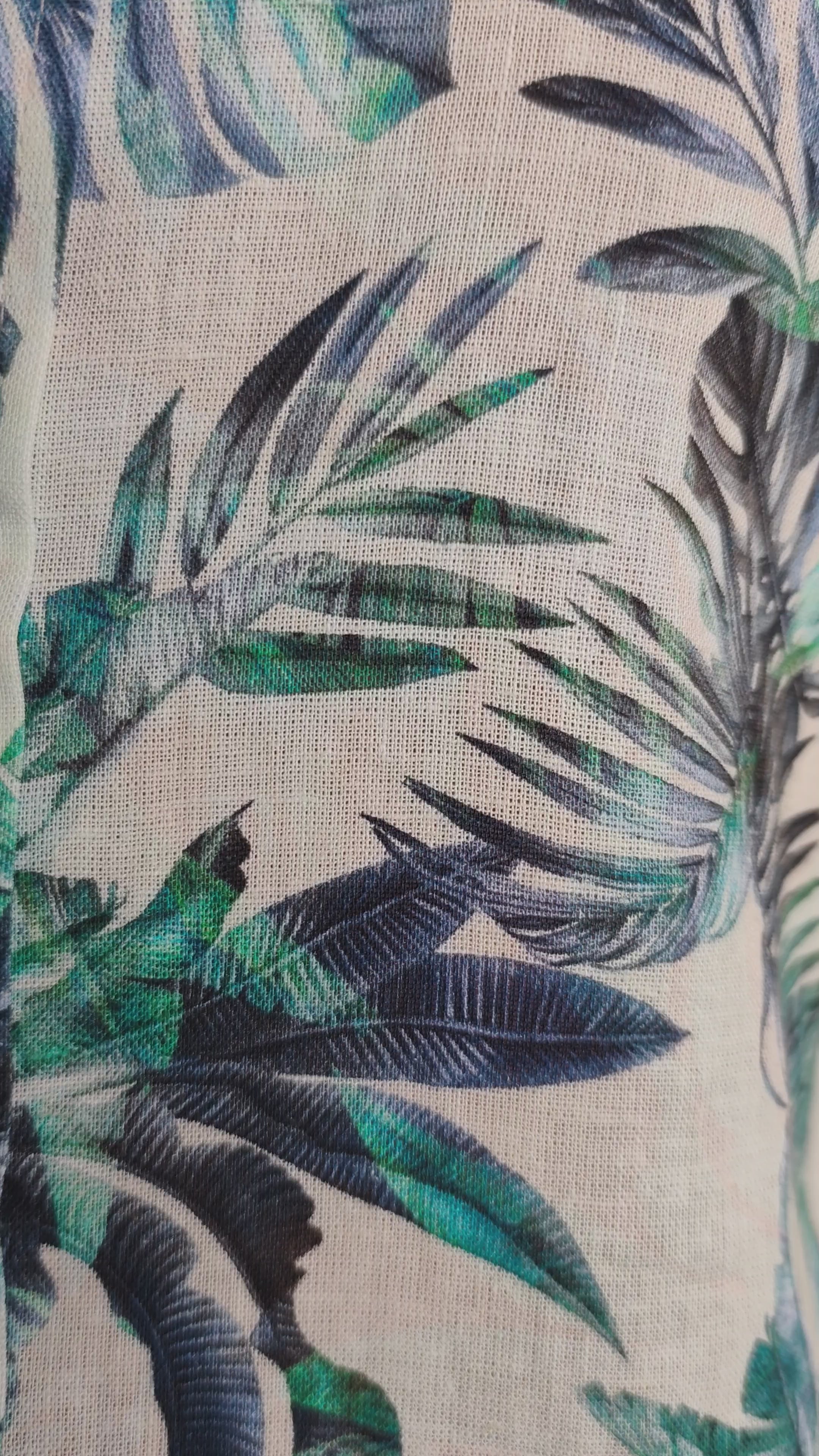 Camicia Lino Stampata