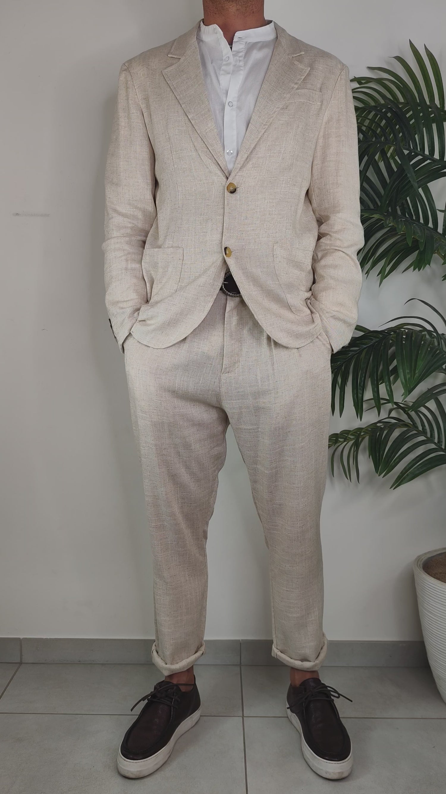 Pantalone Completo Lino