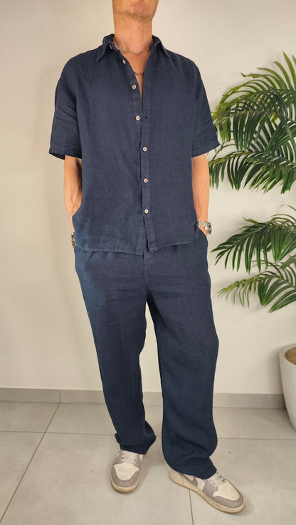Pantalone Completo Over Lino