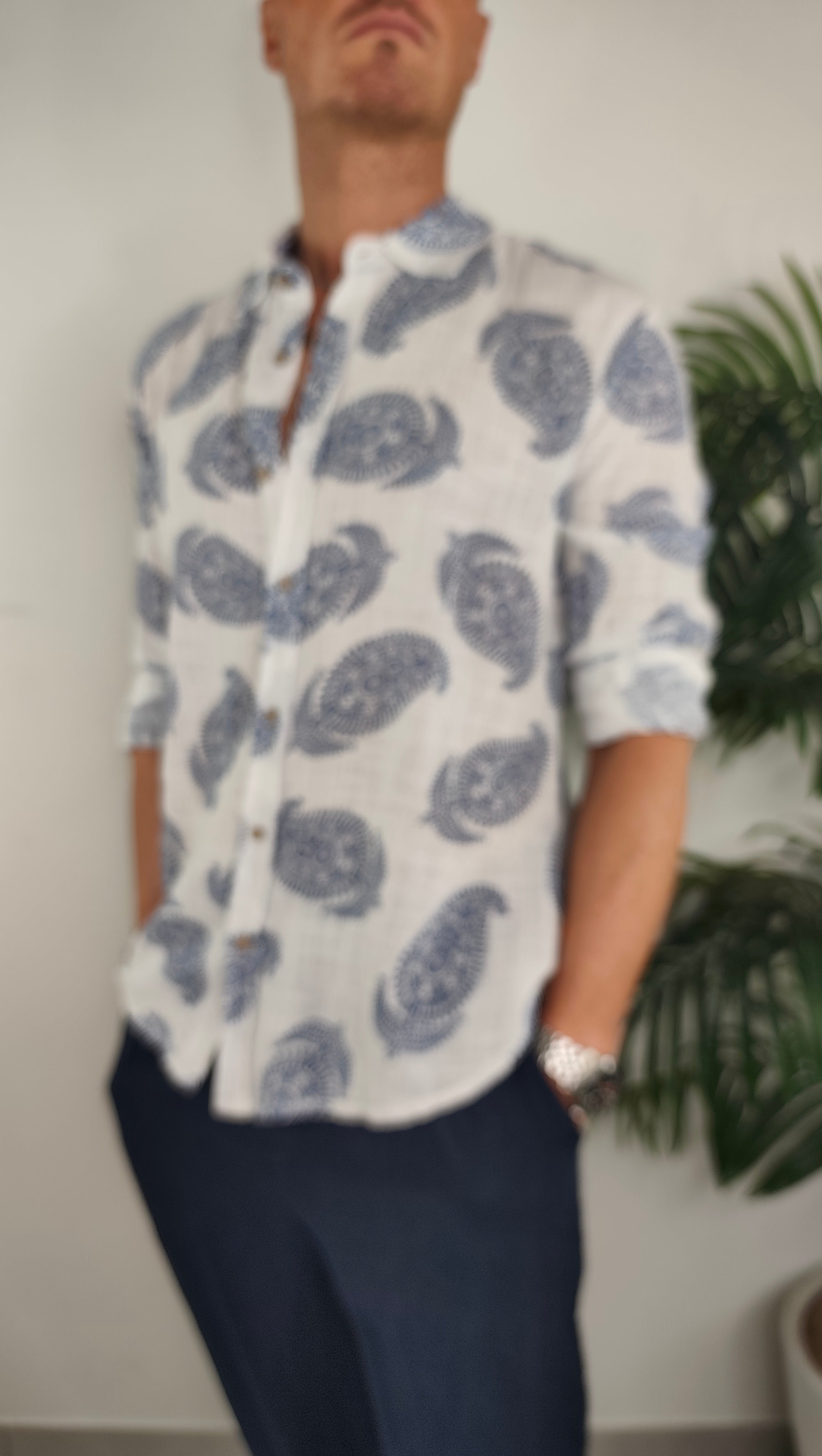 Camicia Paisley Cotone