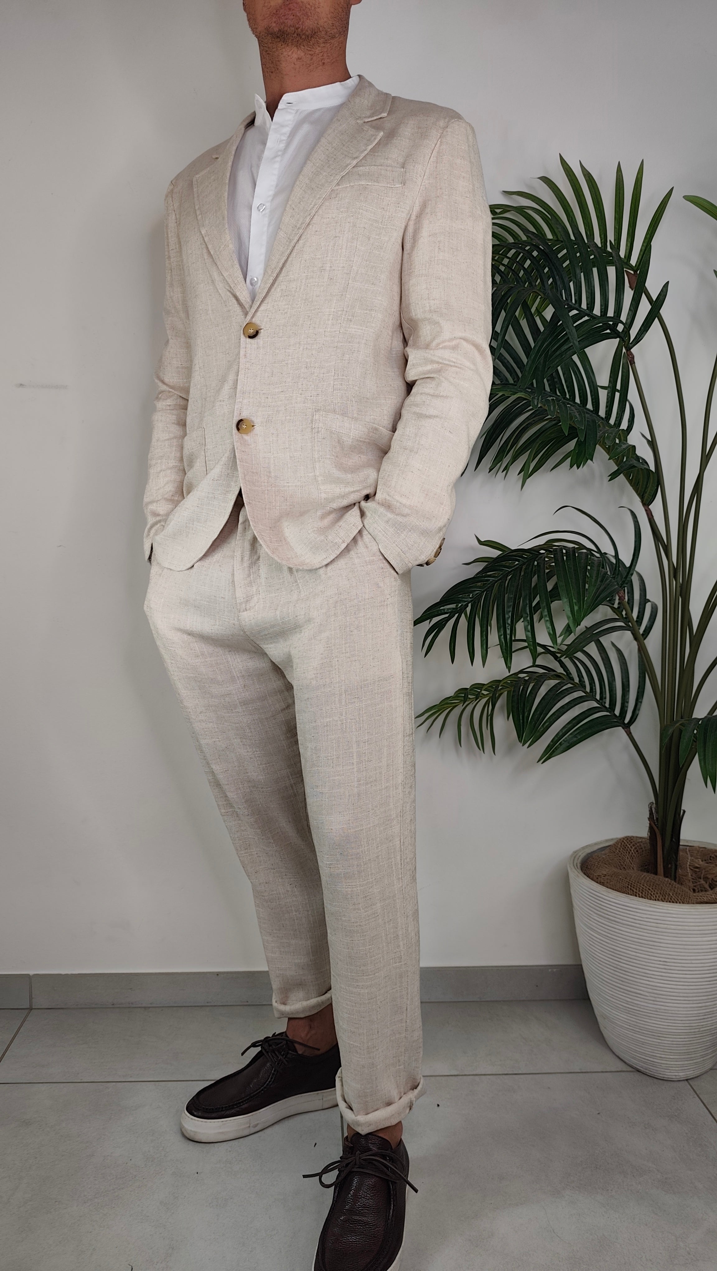 Pantalone Completo Lino