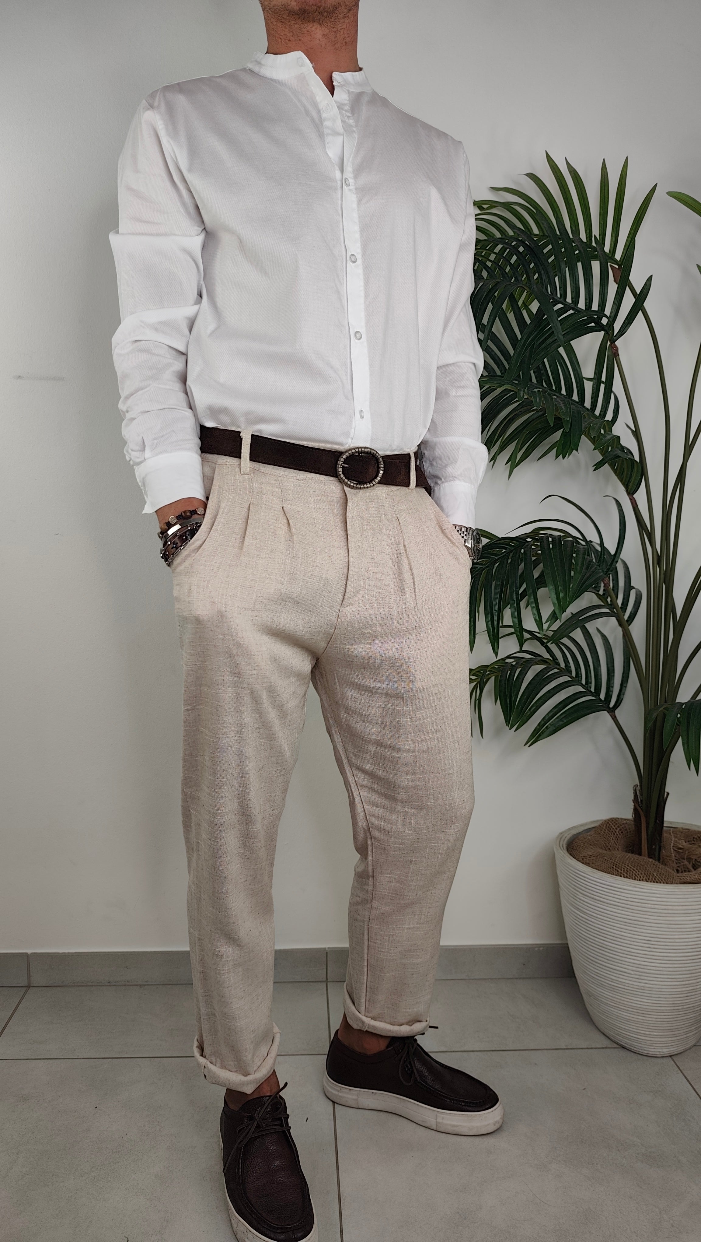 Pantalone Completo Lino