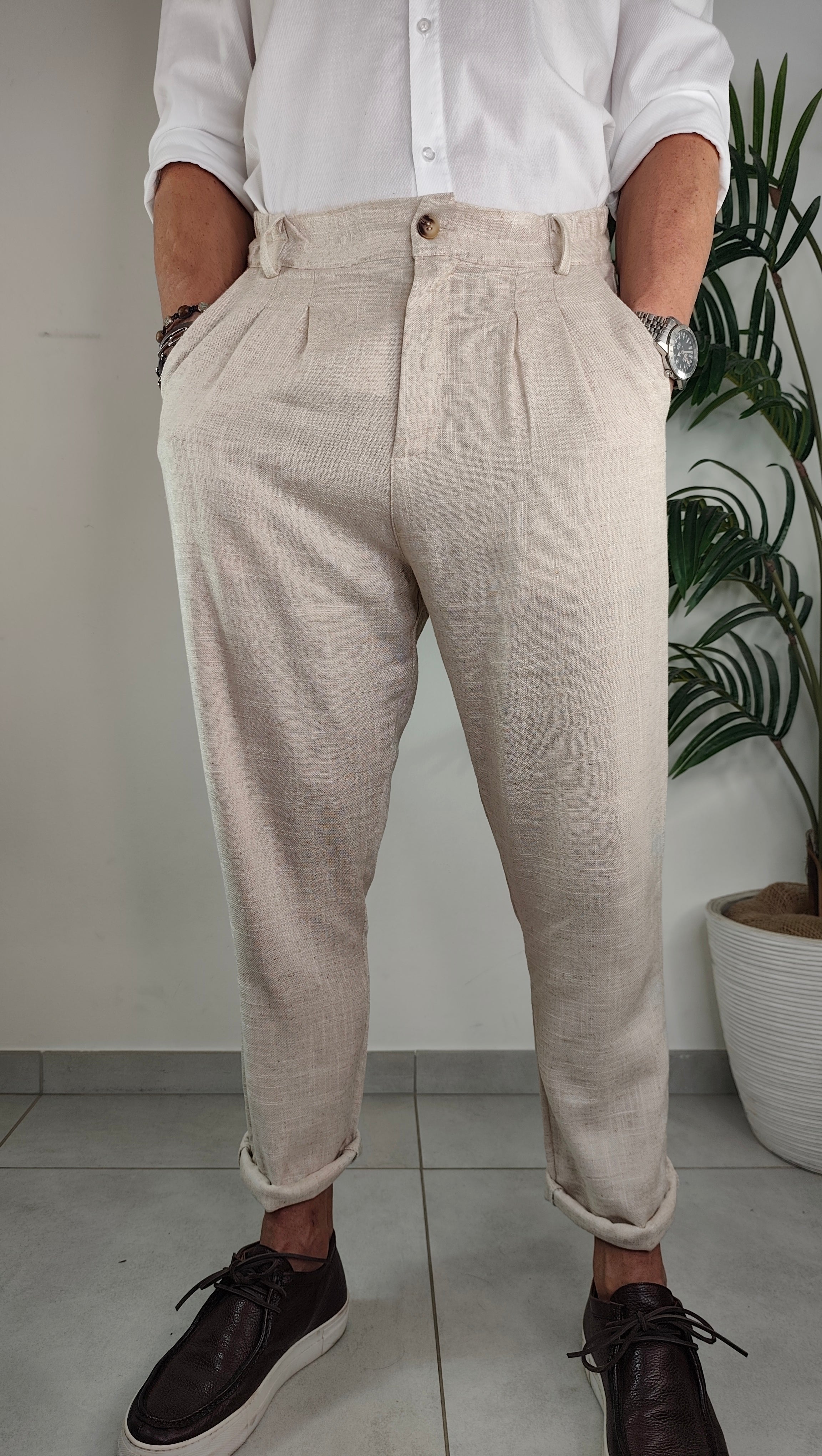 Pantalone Completo Lino