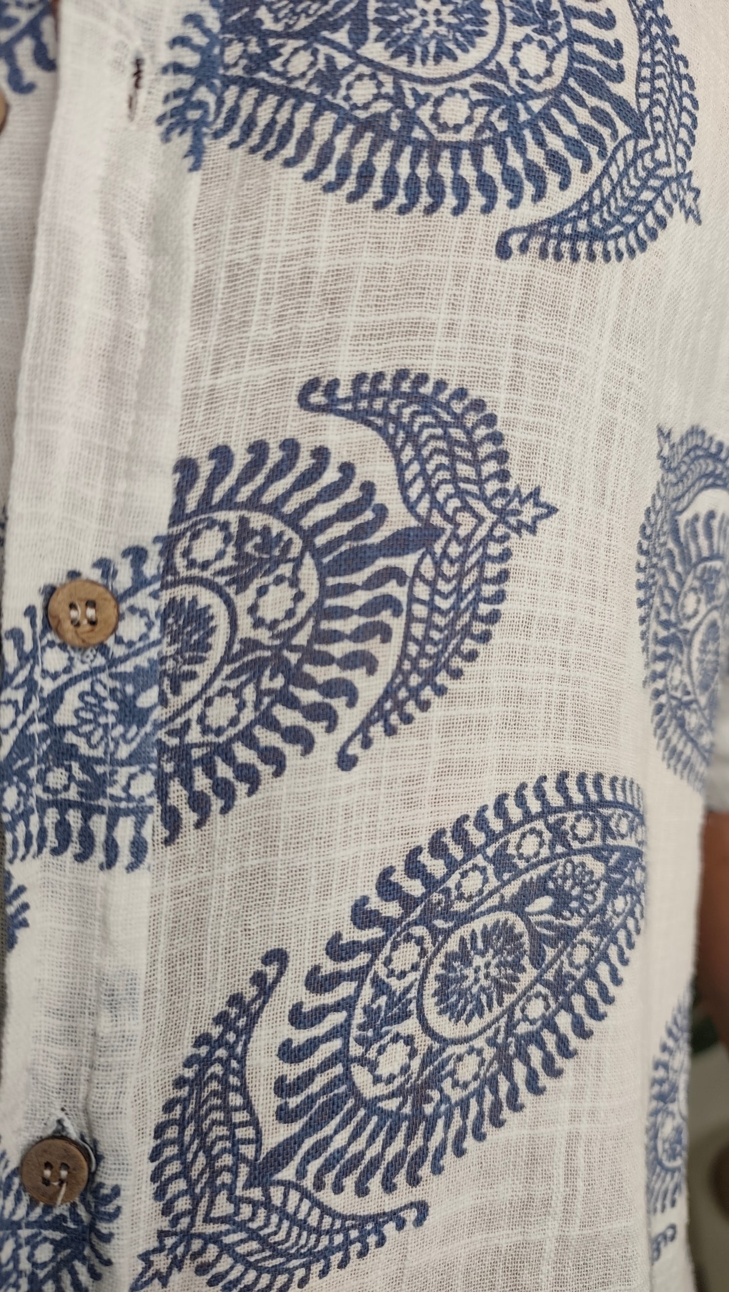 Camicia Paisley Cotone