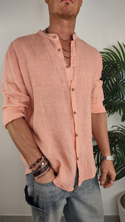 Camicia Lino Coreana