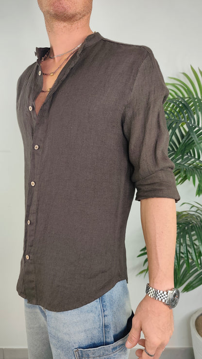 Camicia Lino Coreana