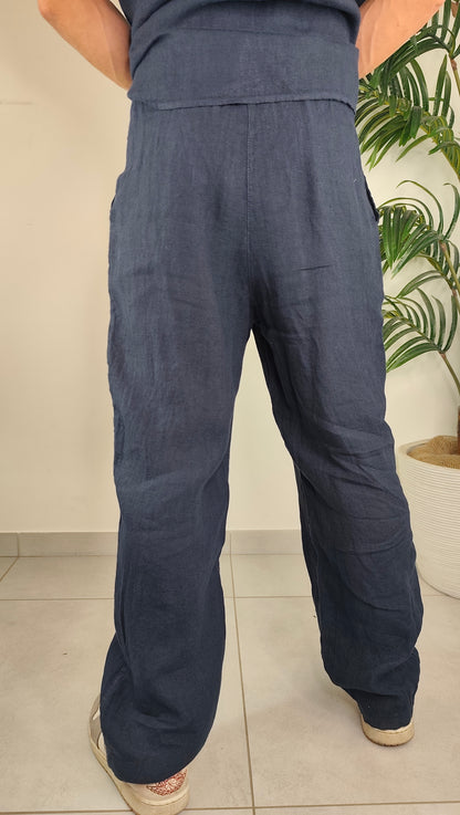 Pantalone Completo Over Lino