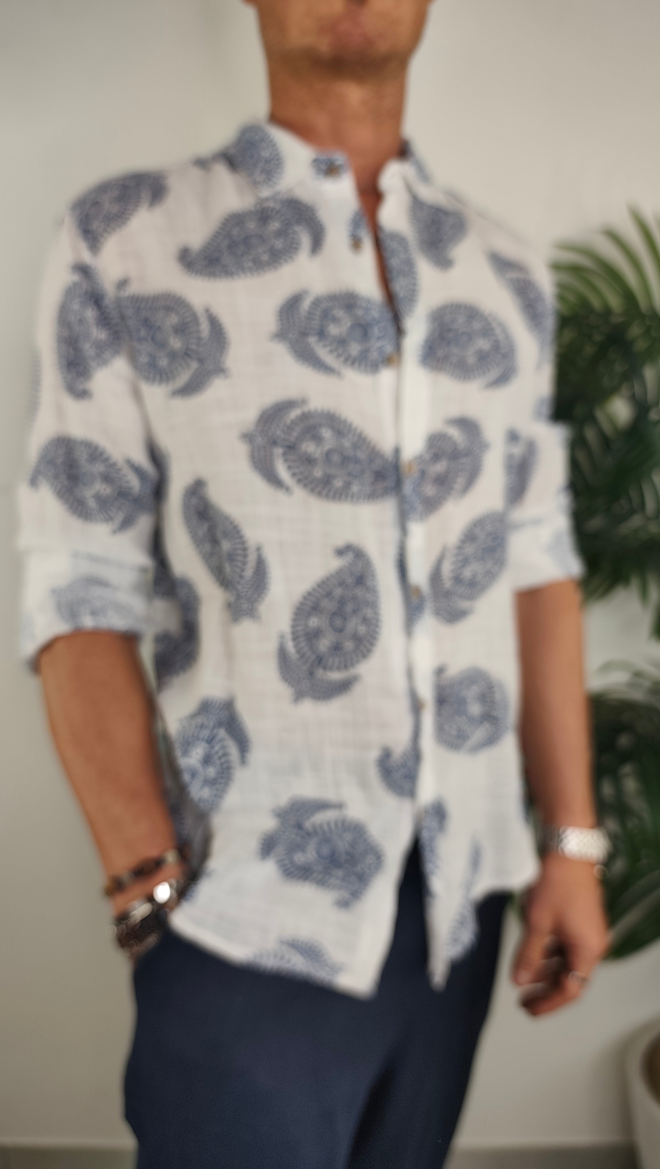 Camicia Paisley Cotone