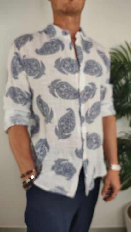 Camicia Paisley Cotone