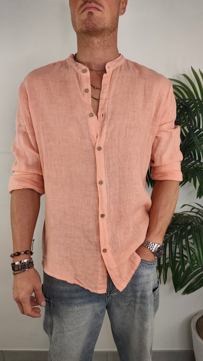 Camicia Lino Coreana